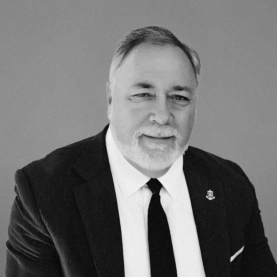 Black and White, Headshot of Walter Purio, CEO & Chairman